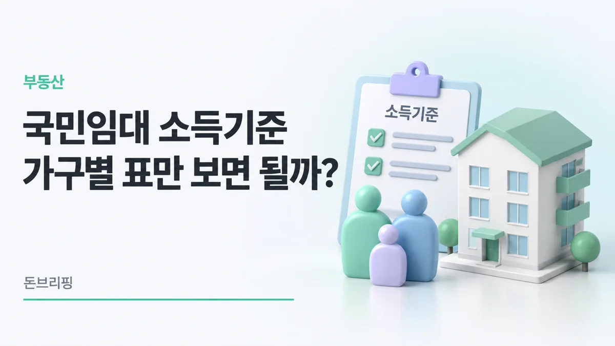 국민임대 소득기준