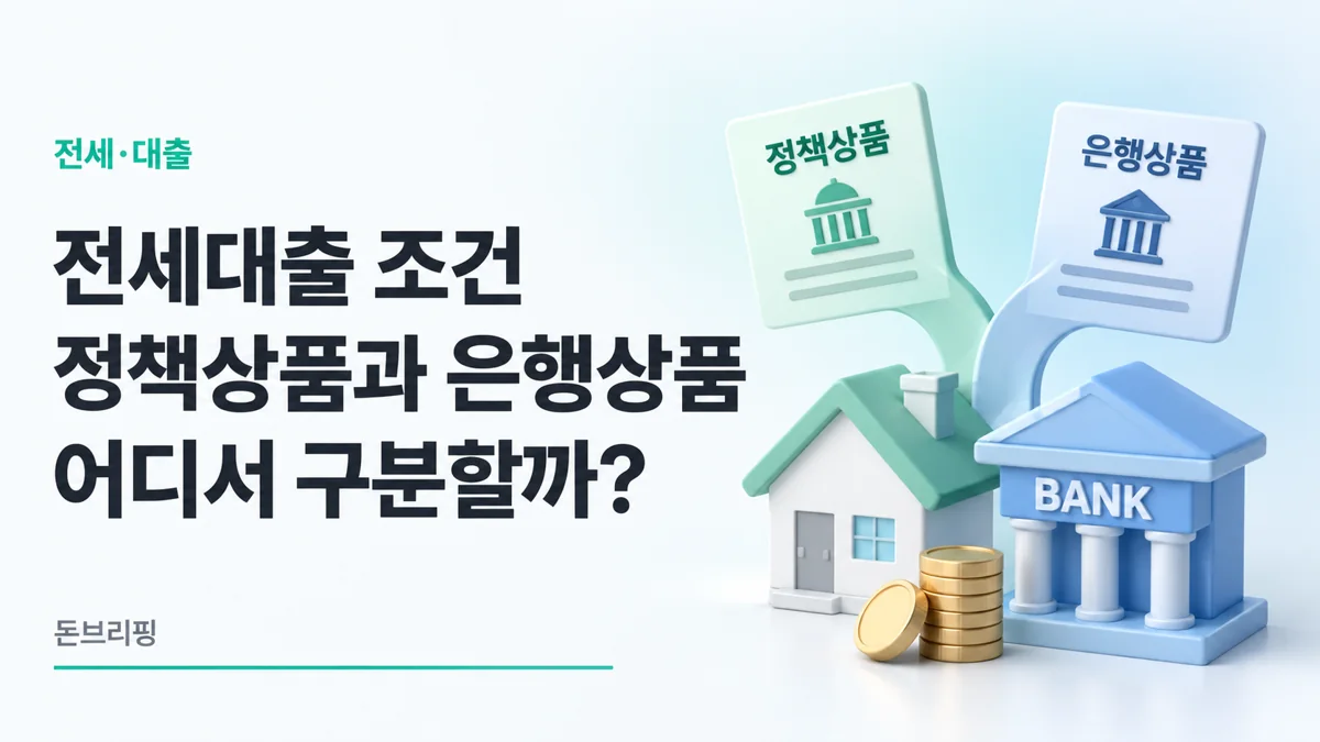 전세대출 조건