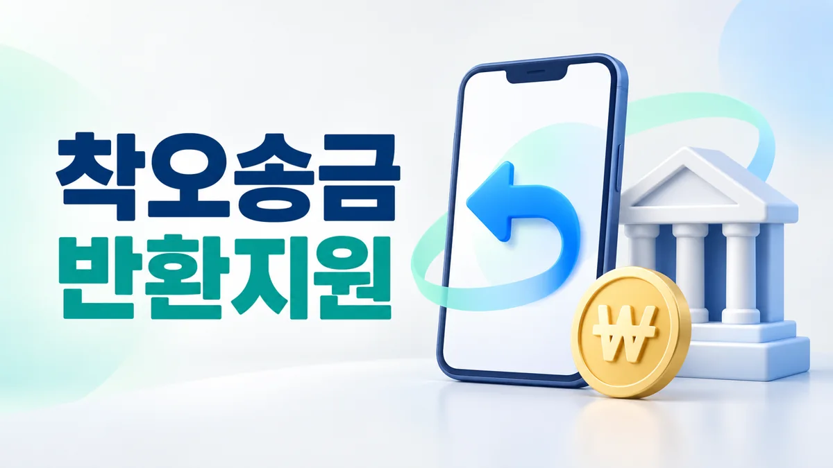 착오송금 반환지원 신청