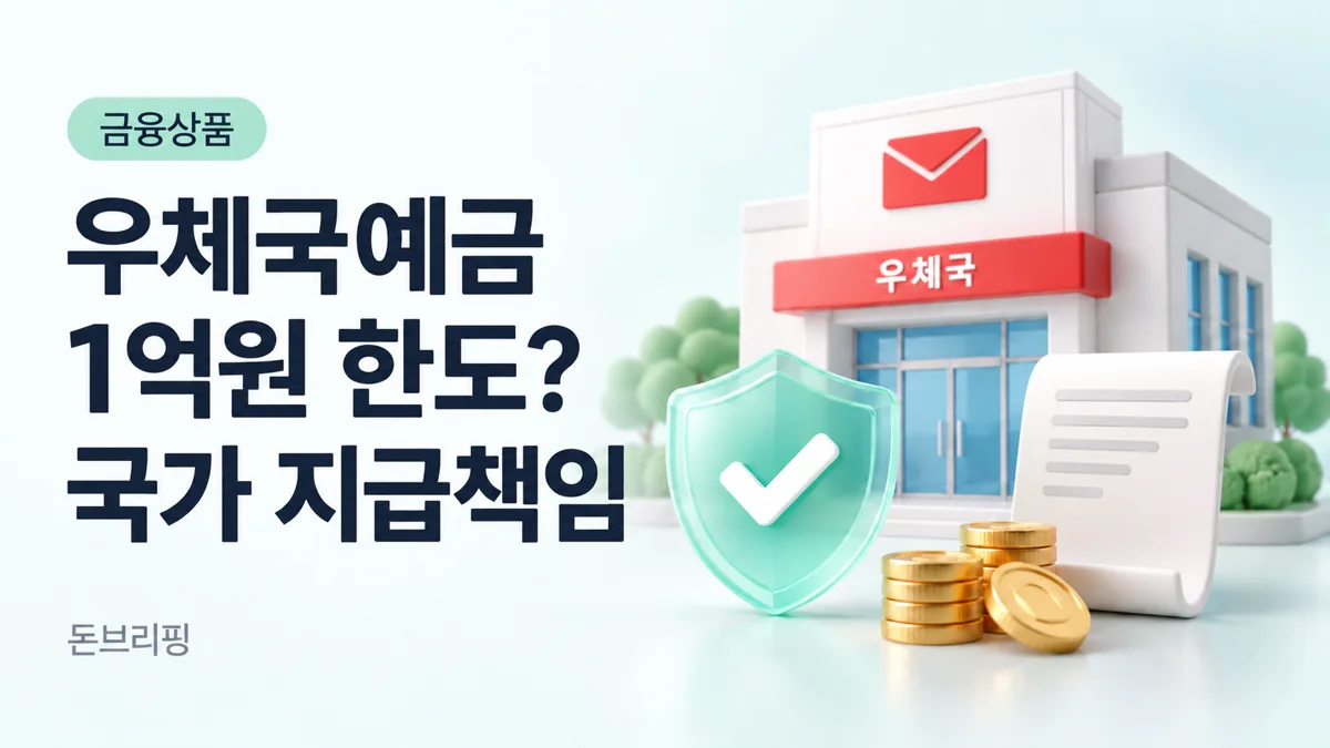 우체국 예금자보호 1억원